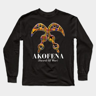 Akofena (Sword of War) Long Sleeve T-Shirt